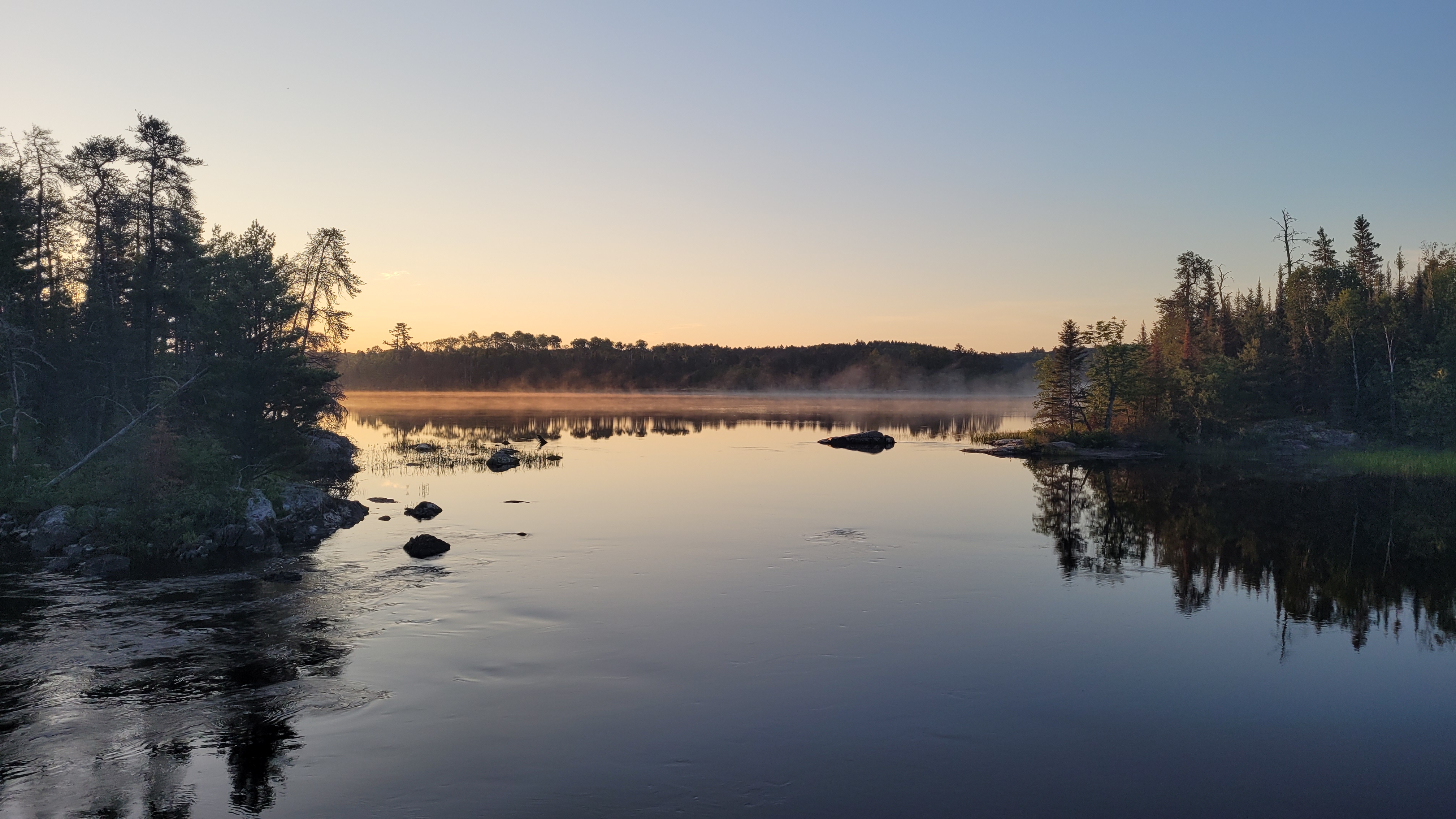 Sunrise on the water